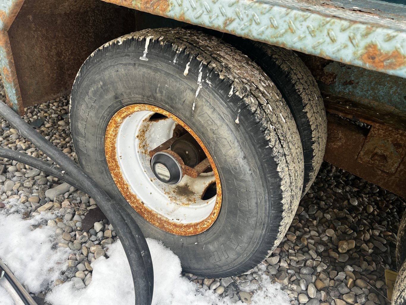 2002 Care Industries 12m3 Blow Back Tank Trailer Tandem Axle #11287 BP