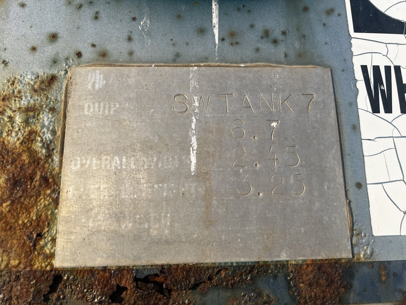 2002 Care Industries 12m3 Blow Back Tank Trailer Tandem Axle #11287 BP