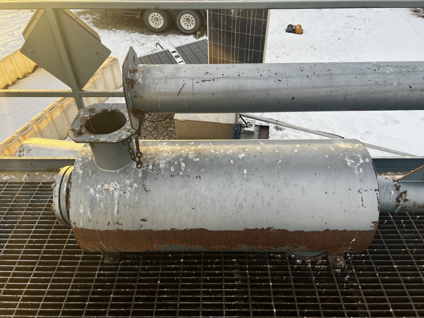 2002 Care Industries 12m3 Blow Back Tank Trailer Tandem Axle #11287 BP