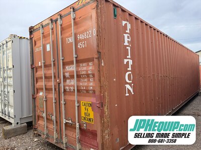 40 foot High Cube Seacan Dual End Door Container #9468220 JPH