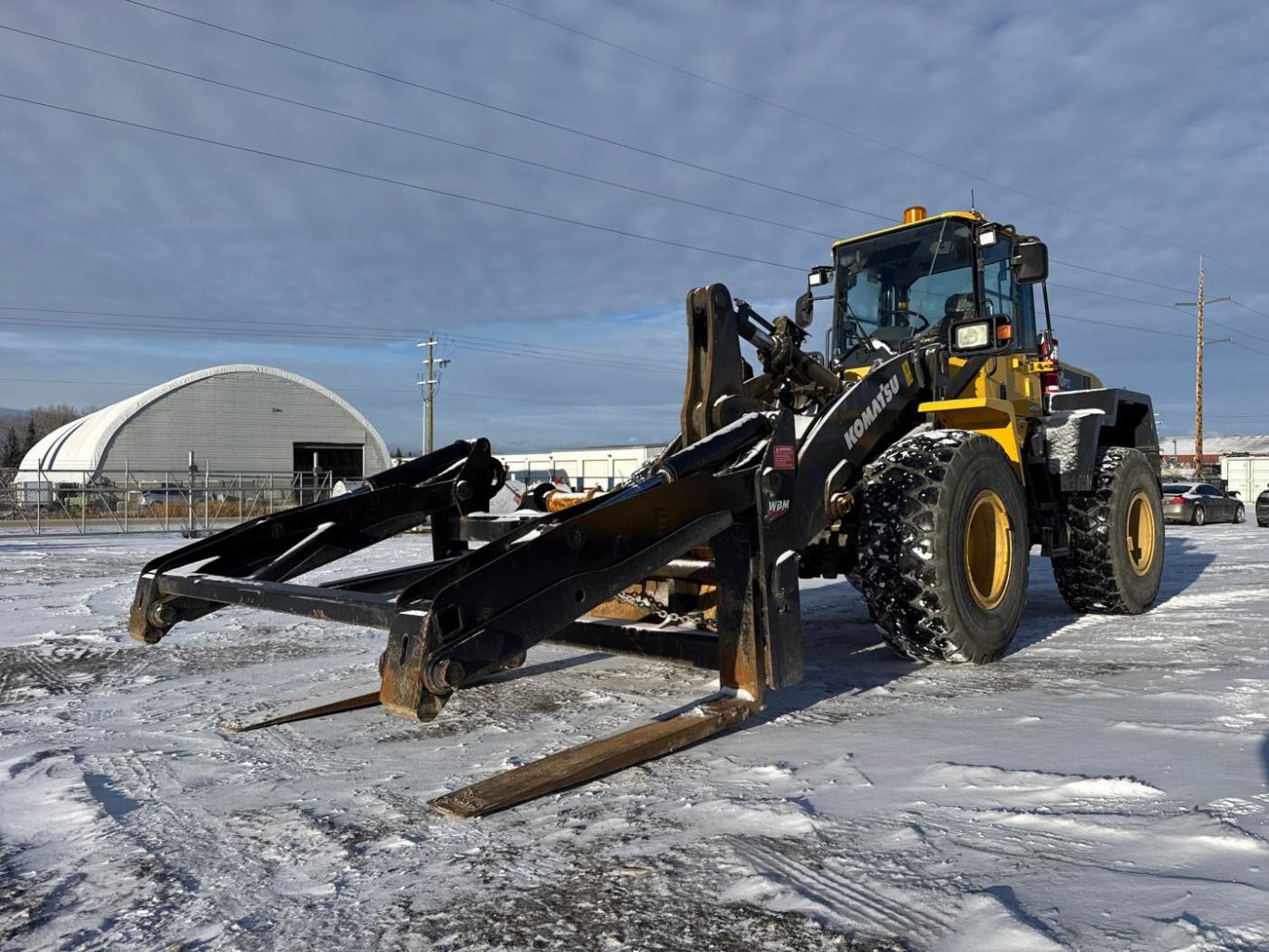 2018 KOMATSU WA320PZ 6 Wheel Loader with Bucket #11302 JA