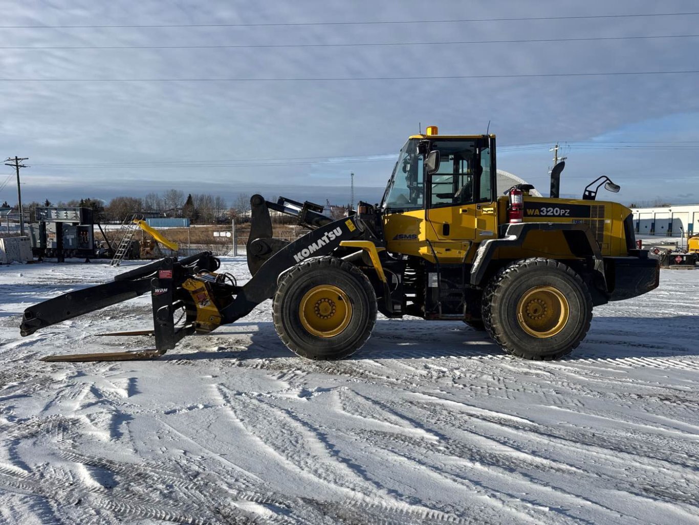 2018 KOMATSU WA320PZ 6 Wheel Loader with Bucket #11302 JA
