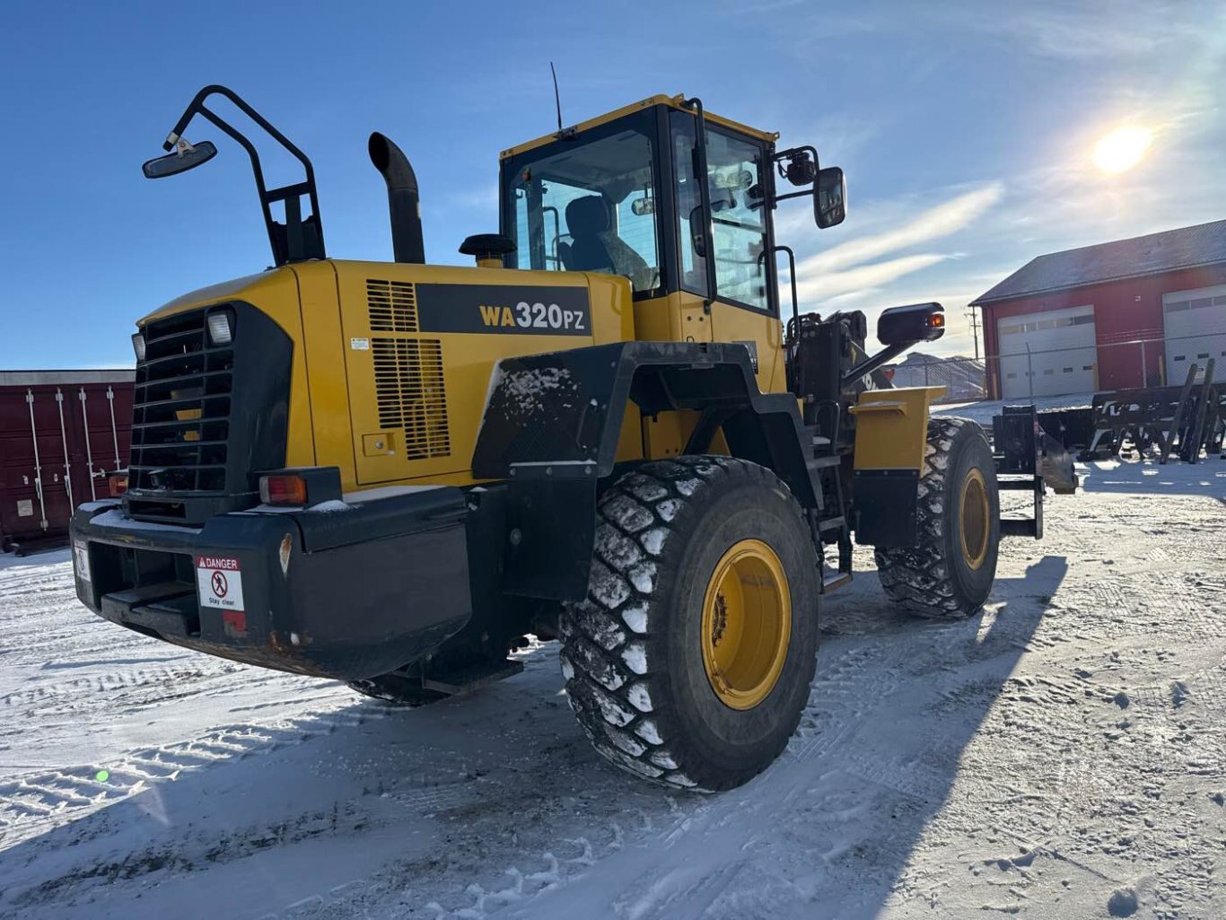 2018 KOMATSU WA320PZ 6 Wheel Loader with Bucket #11302 JA