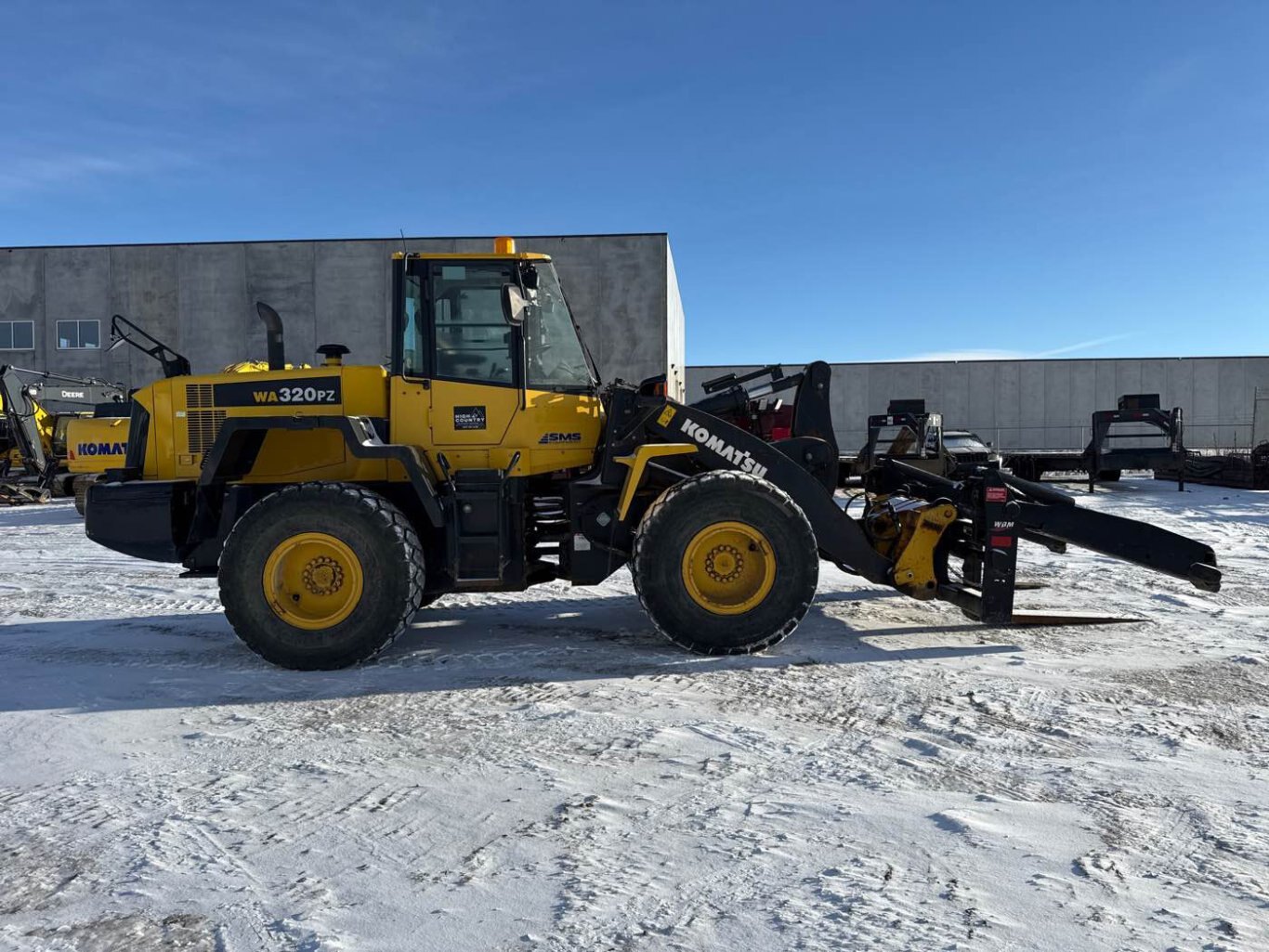 2018 KOMATSU WA320PZ 6 Wheel Loader with Bucket #11302 JA