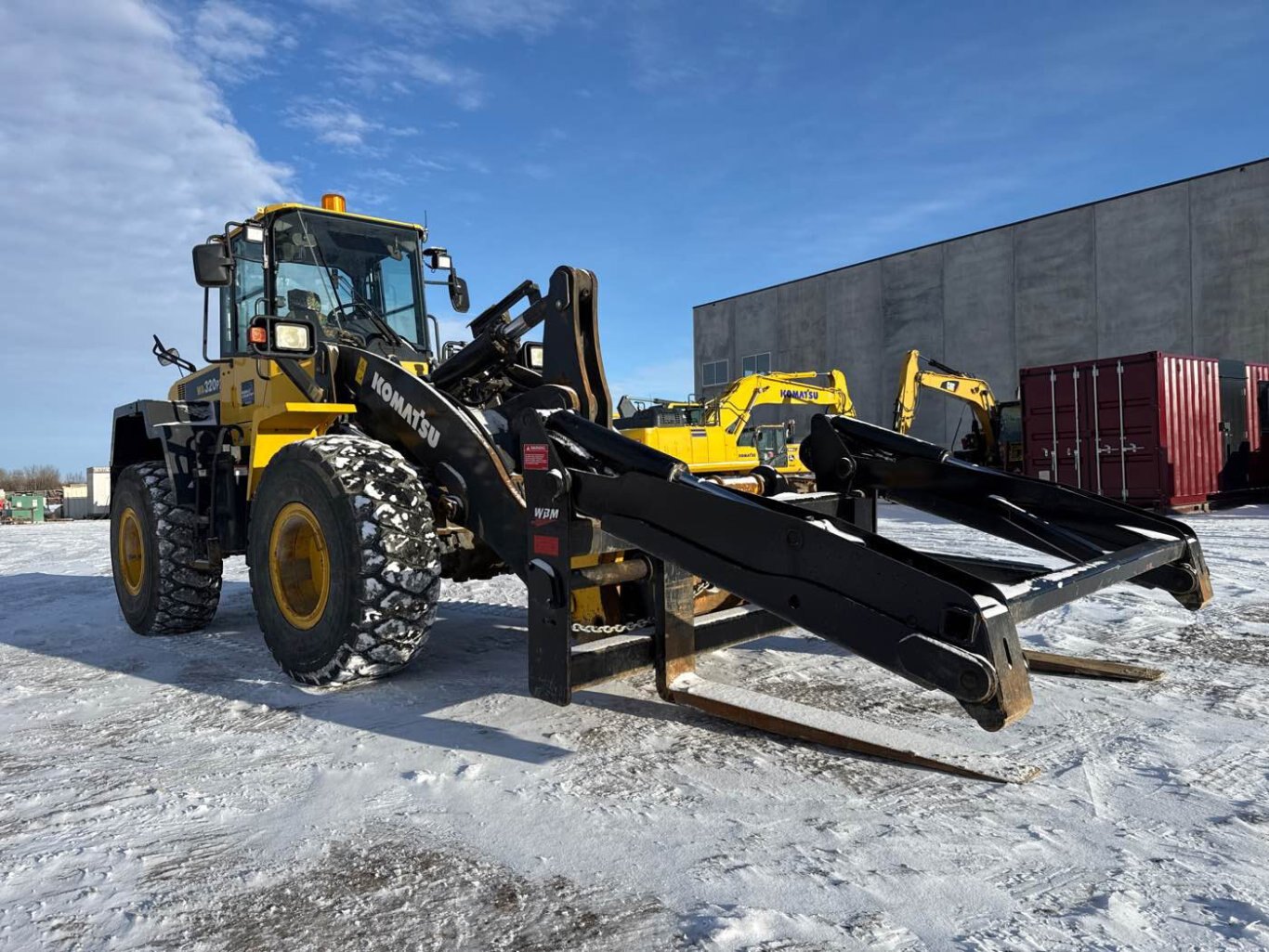 2018 KOMATSU WA320PZ 6 Wheel Loader with Bucket #11302 JA