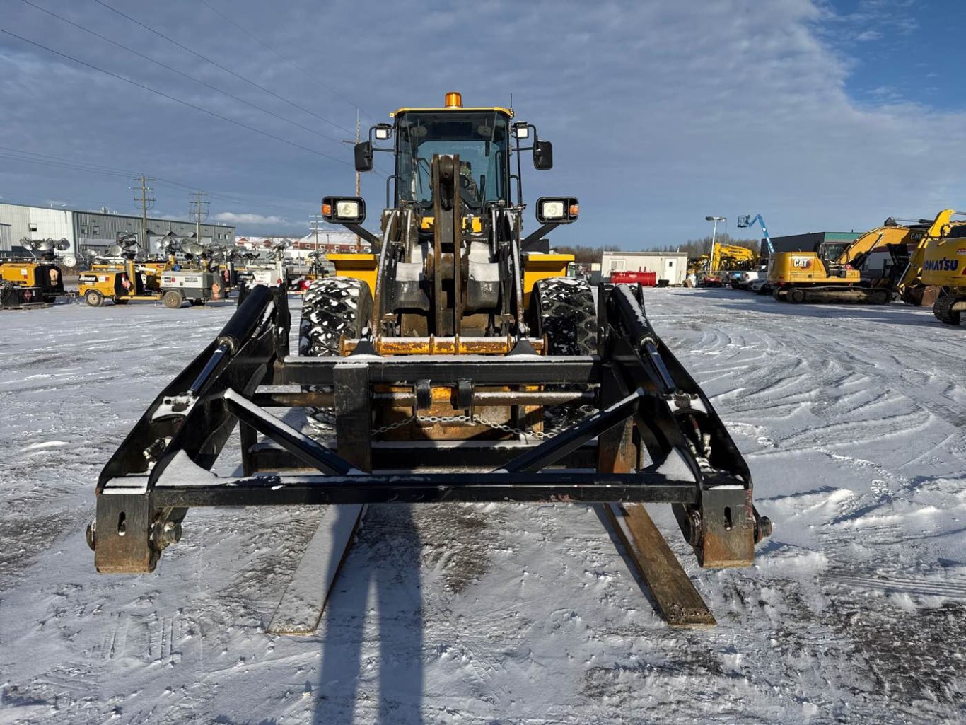 2018 KOMATSU WA320PZ 6 Wheel Loader with Bucket #11302 JA