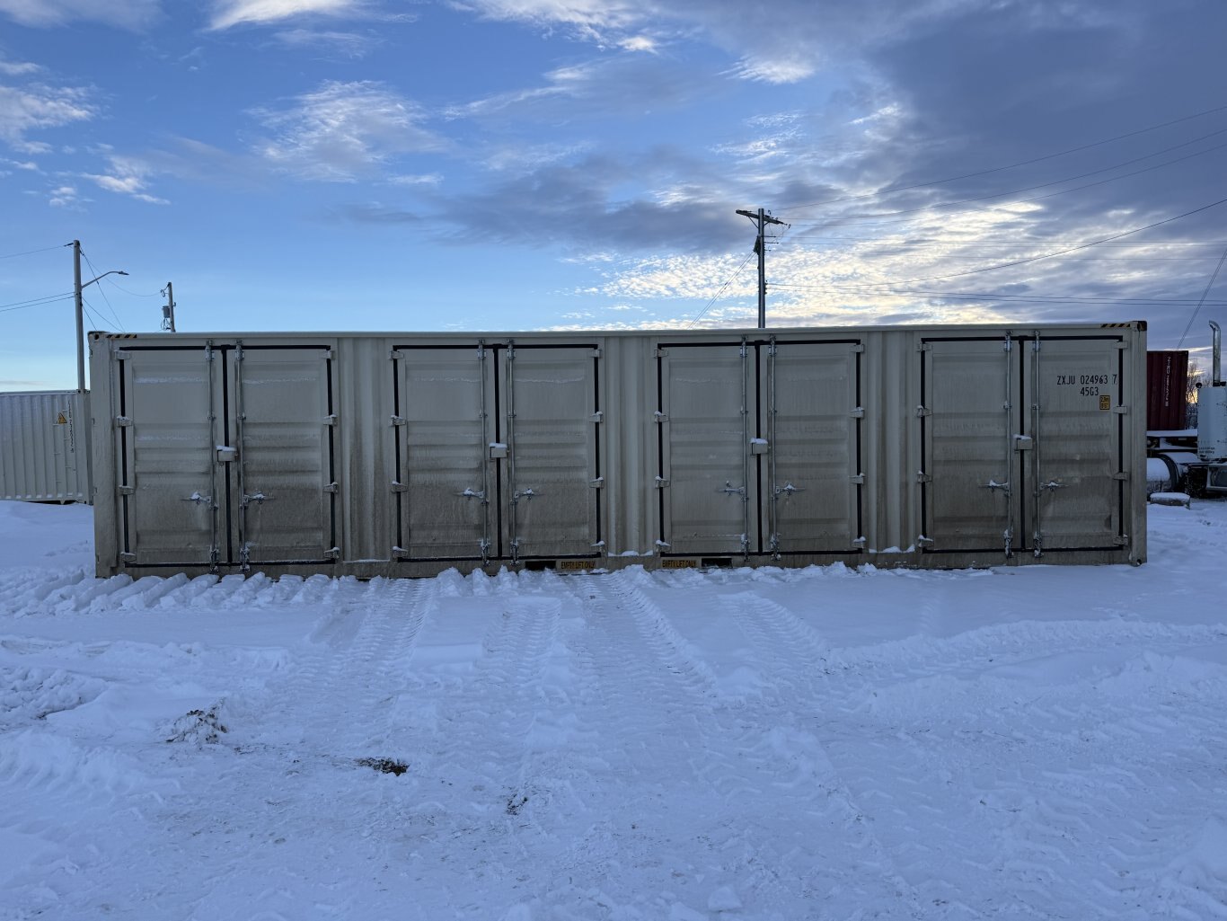 40 foot High Cube Seacan Four Side Door Container #249637 JPH