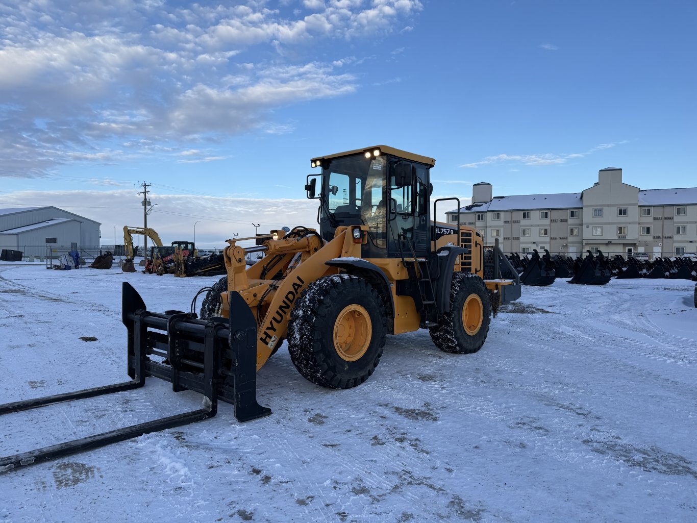 2011 Hyundai 757 9 Wheel Loader 3.7 yard #11307 JPH