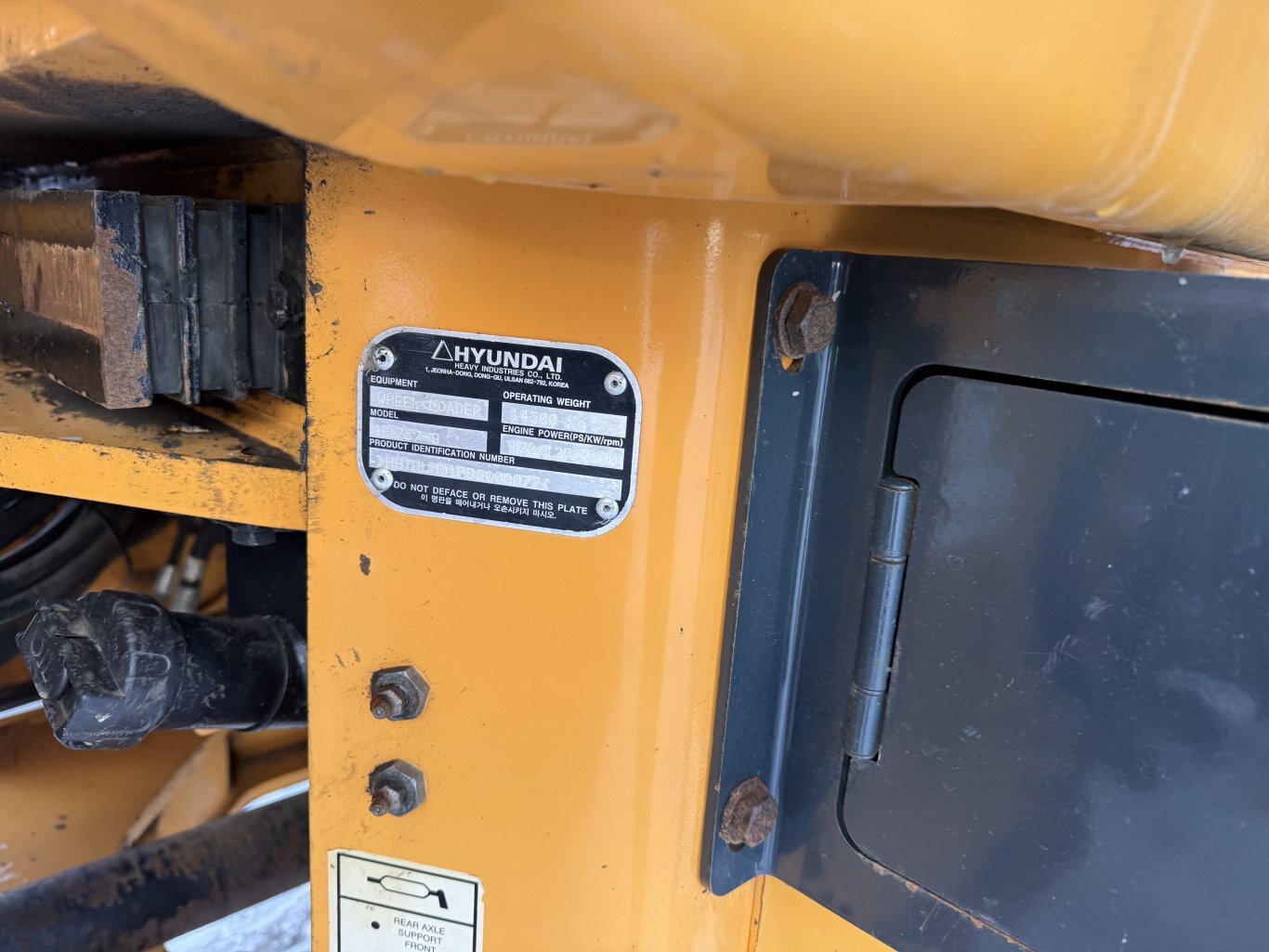 2011 Hyundai 757 9 Wheel Loader 3.7 yard #11307 JPH