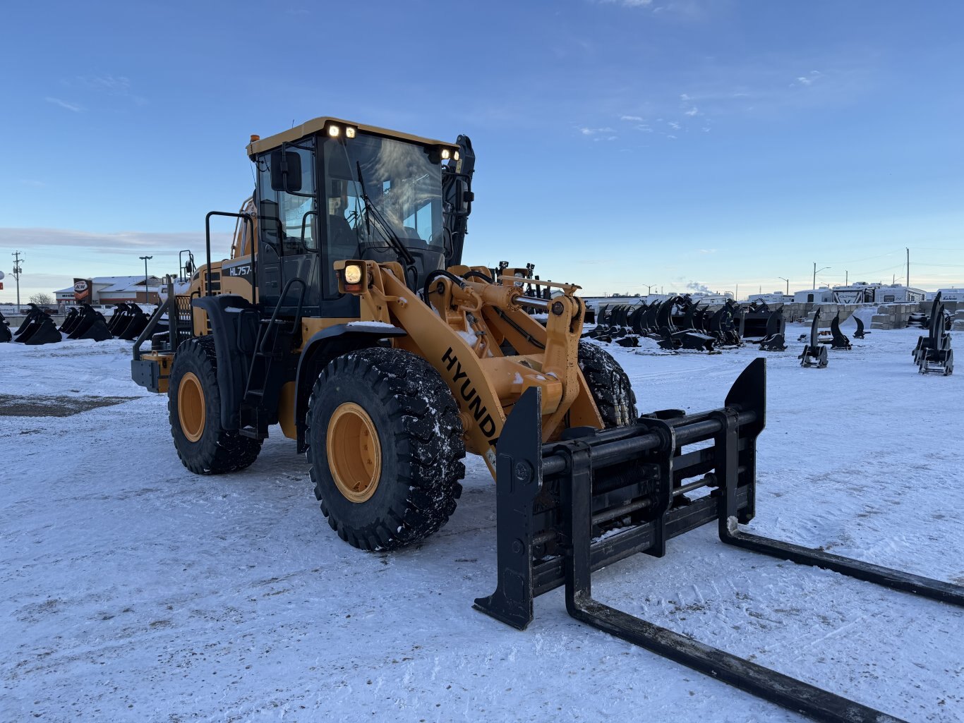2011 Hyundai 757 9 Wheel Loader 3.7 yard #11307 JPH