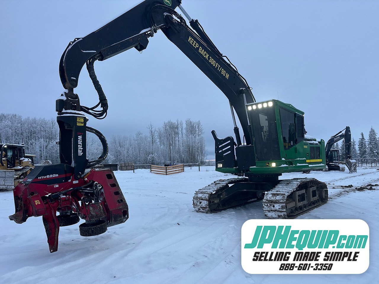 2015 Deere 2154 Processor w/ 622 Warratah Head #11313 DP