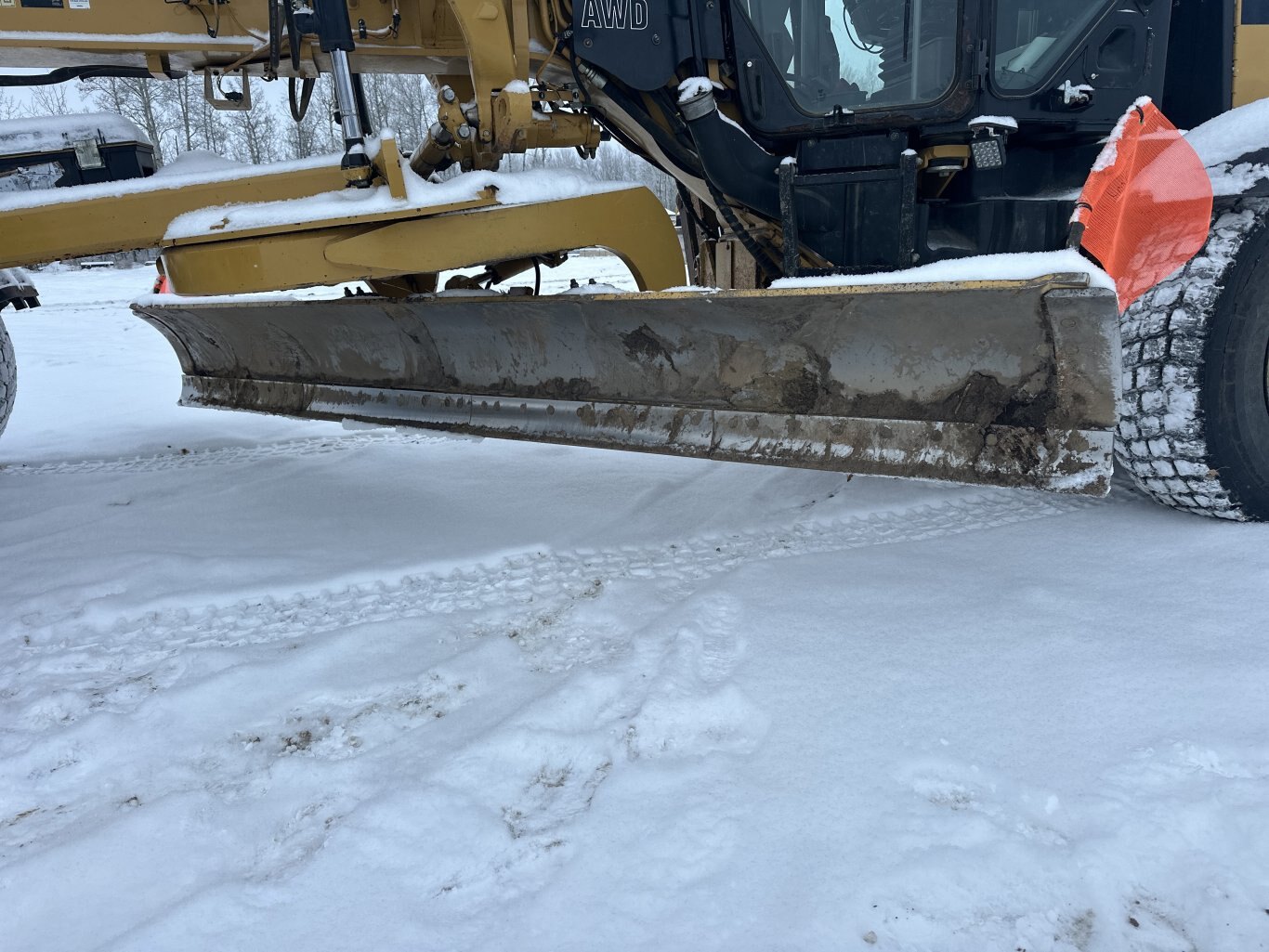 2018 CAT 160M VHP Plus AWD Motor Grader w/ Front Blade, Ripper & Snow Wing #11316 DP