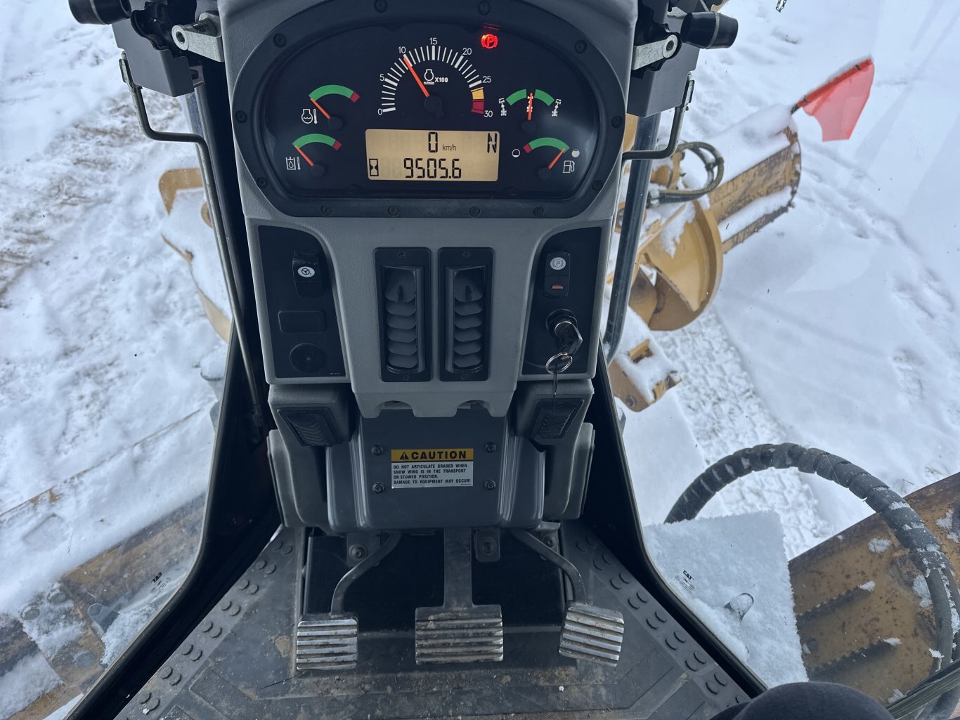 2018 CAT 160M VHP Plus AWD Motor Grader w/ Front Blade, Ripper & Snow Wing #11316 DP