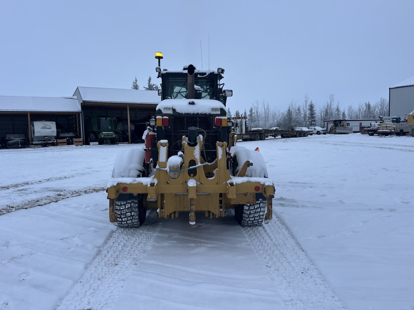 2018 CAT 160M VHP Plus AWD Motor Grader w/ Front Blade, Ripper & Snow Wing #11316 DP
