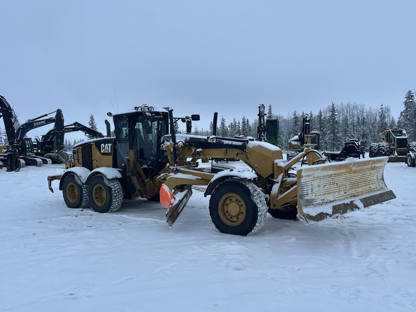 2018 CAT 160M VHP Plus AWD Motor Grader w/ Front Blade, Ripper & Snow Wing #11316 DP