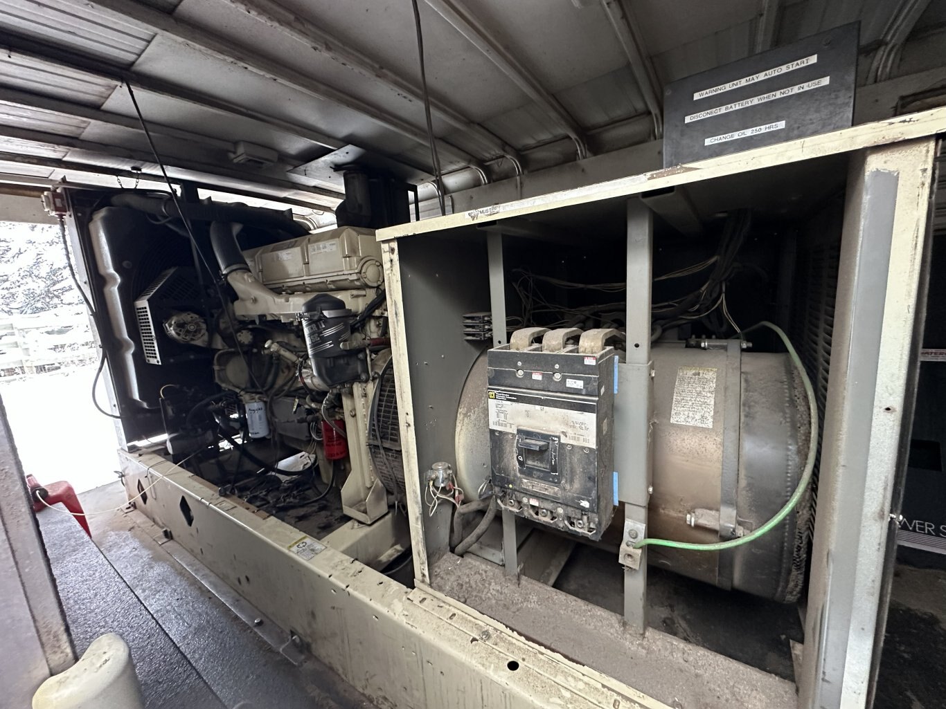 2001 Wells Cargo Trailer with 300 KW Kohler Generator #11309 DP