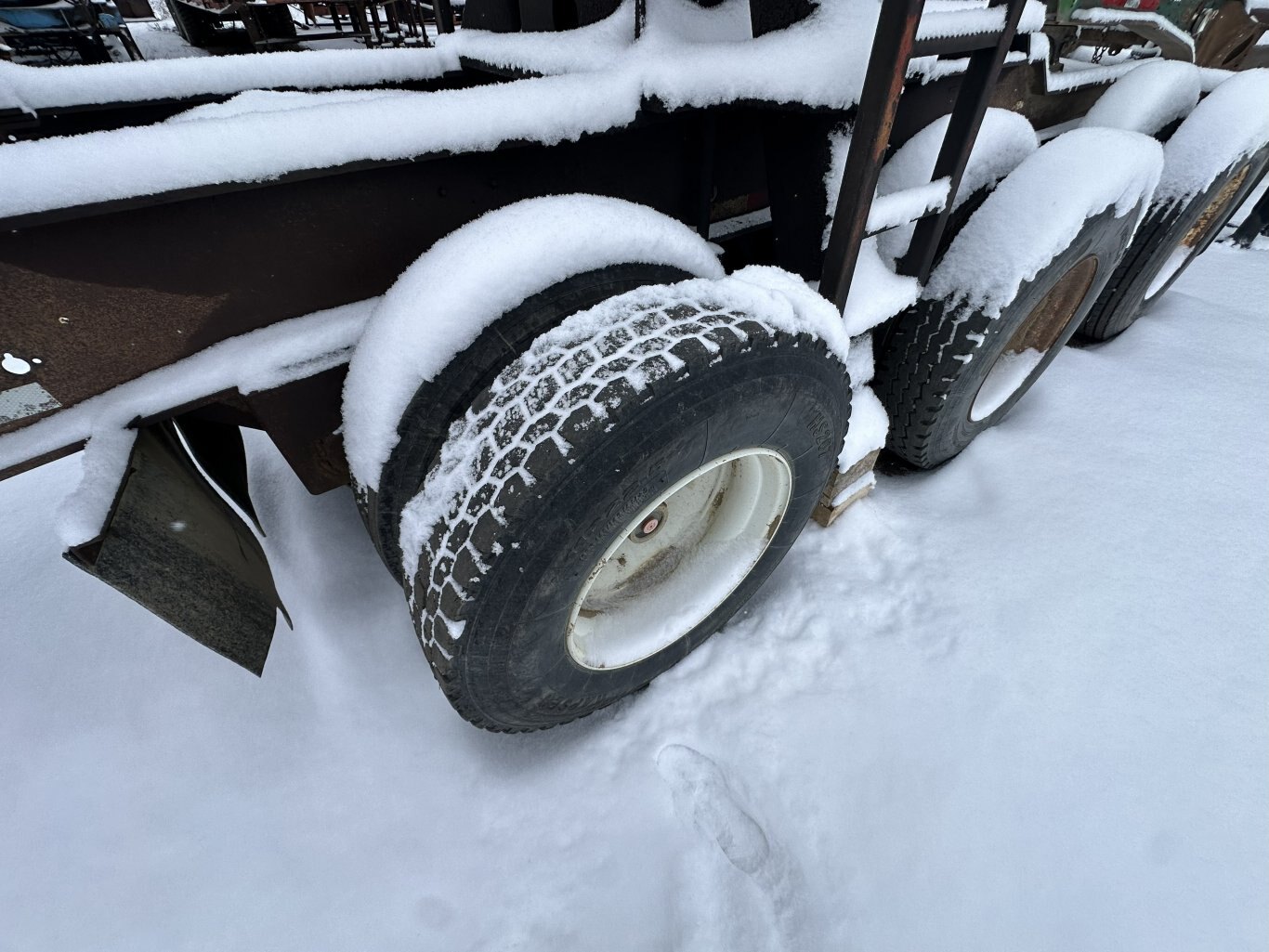 1998 Peerless 63 ft Super B Hayrack Trailer w/ Picker #11311 DP