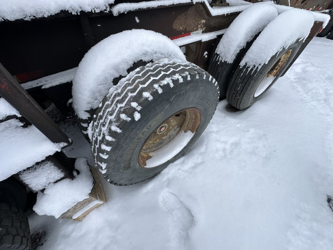 1998 Peerless 63 ft Super B Hayrack Trailer w/ Picker #11311 DP