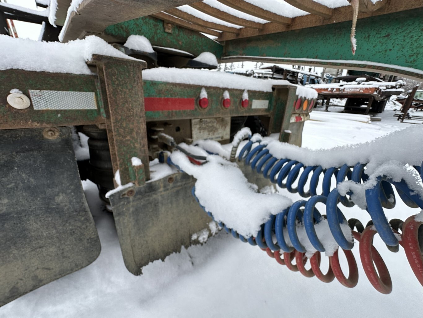 1998 Peerless 63 ft Super B Hayrack Trailer w/ Picker #11311 DP