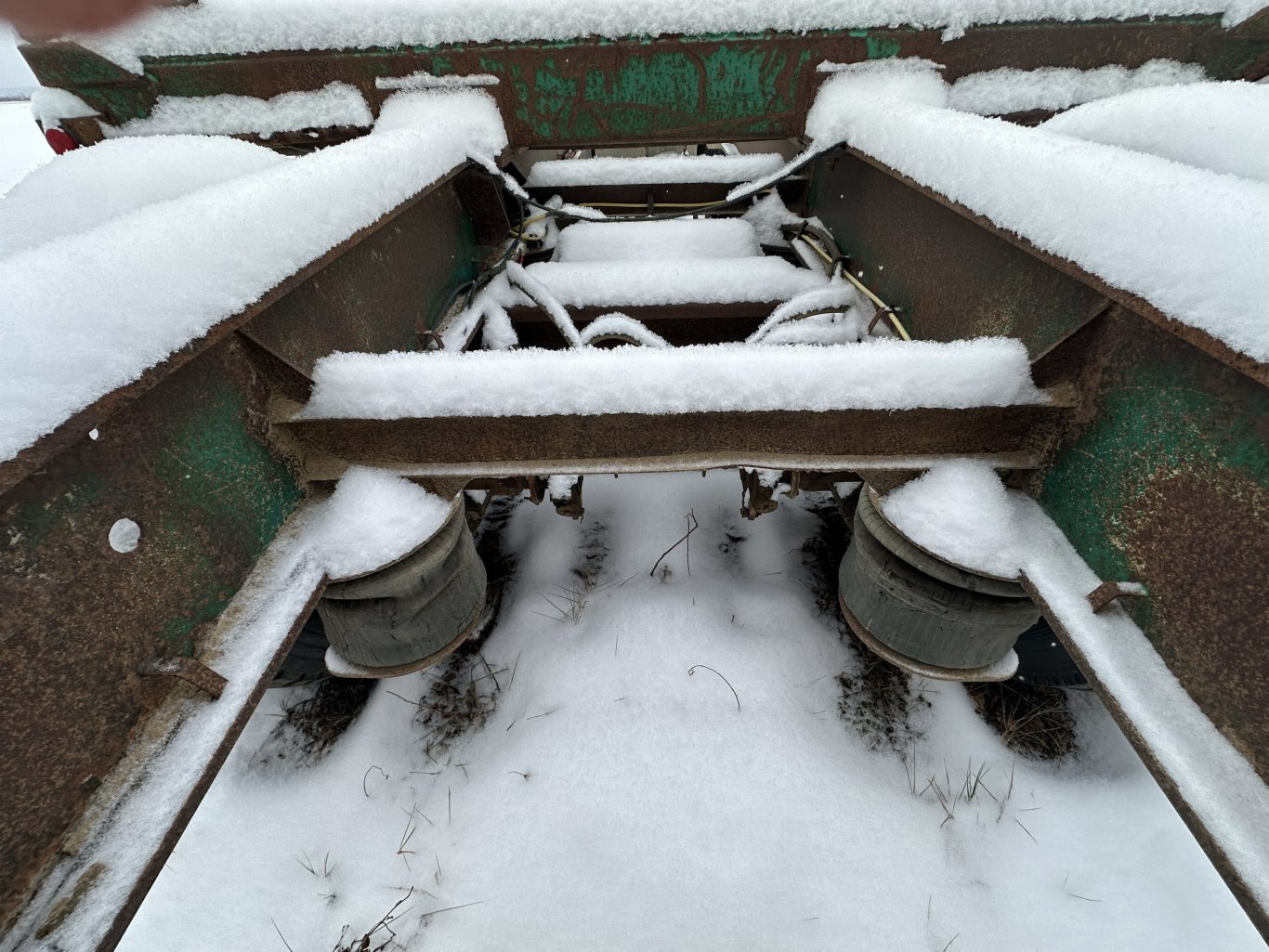 1998 Peerless 63 ft Super B Hayrack Trailer w/ Picker #11311 DP