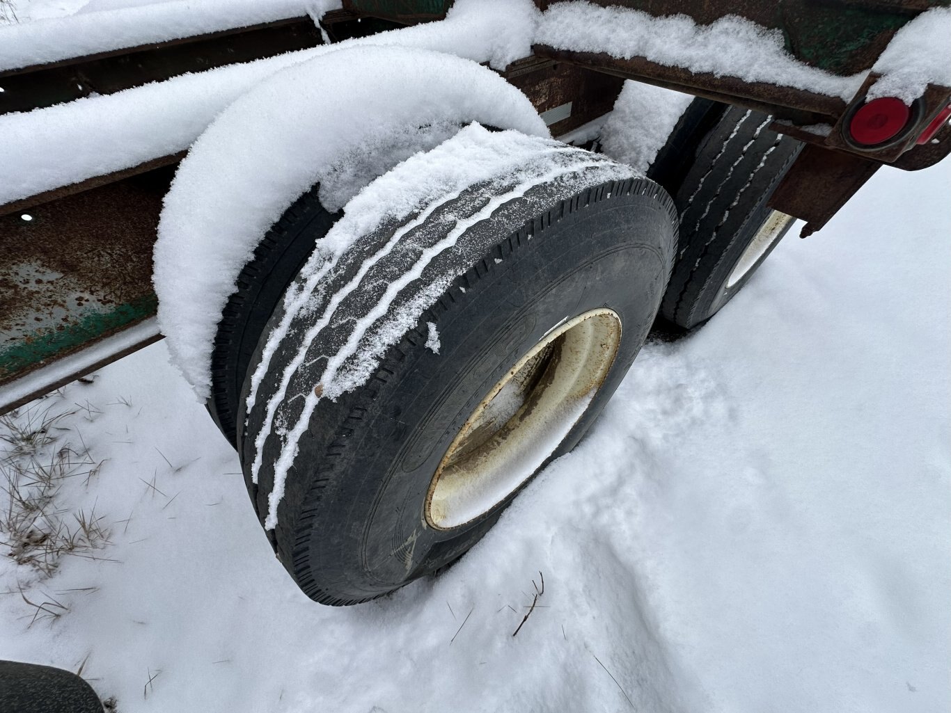 1998 Peerless 63 ft Super B Hayrack Trailer w/ Picker #11311 DP