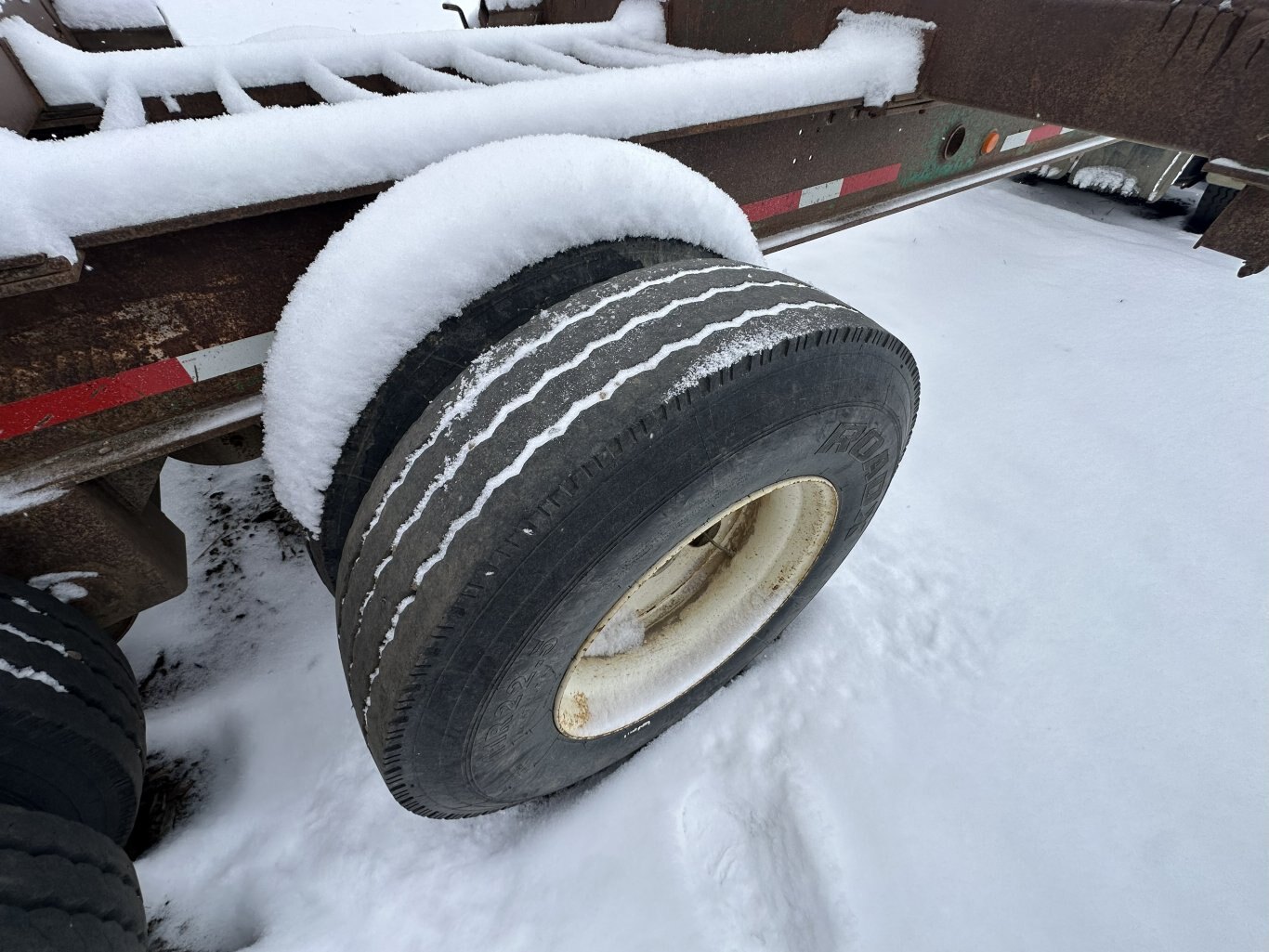 1998 Peerless 63 ft Super B Hayrack Trailer w/ Picker #11311 DP