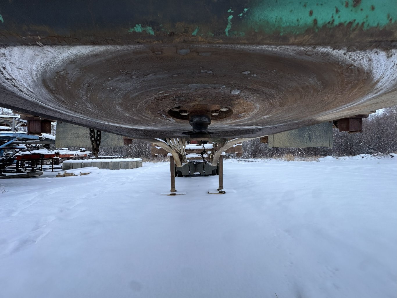 1998 Peerless 63 ft Super B Hayrack Trailer w/ Picker #11311 DP