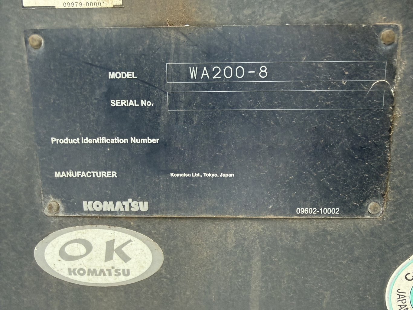 2019 Komatsu WA200 8 Wheel Loader w/ Bucket #11312 DP