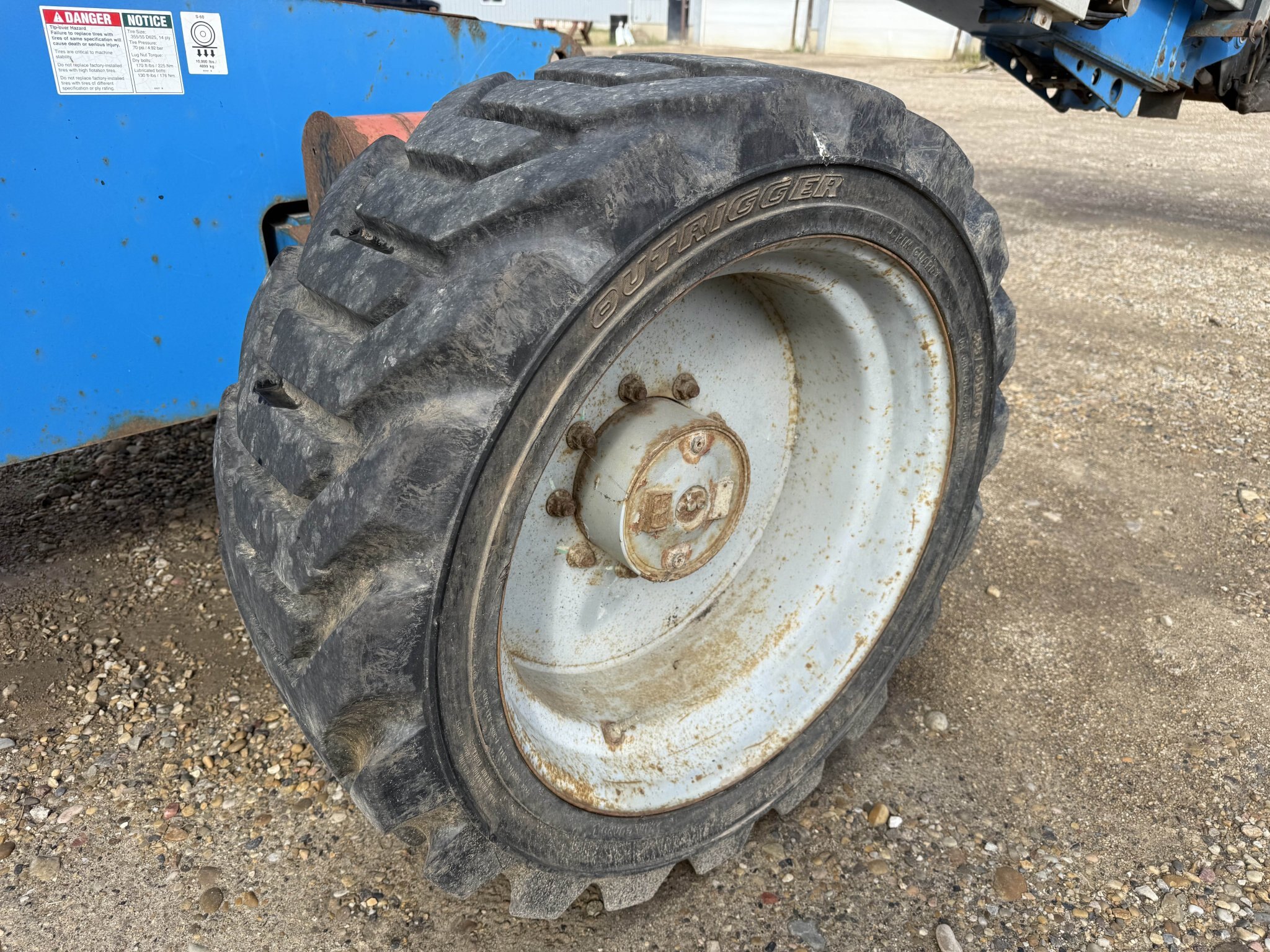 2006 Genie S 60 4WD Diesel Telescopic Boom Lift with Solid Tires #11354 JA