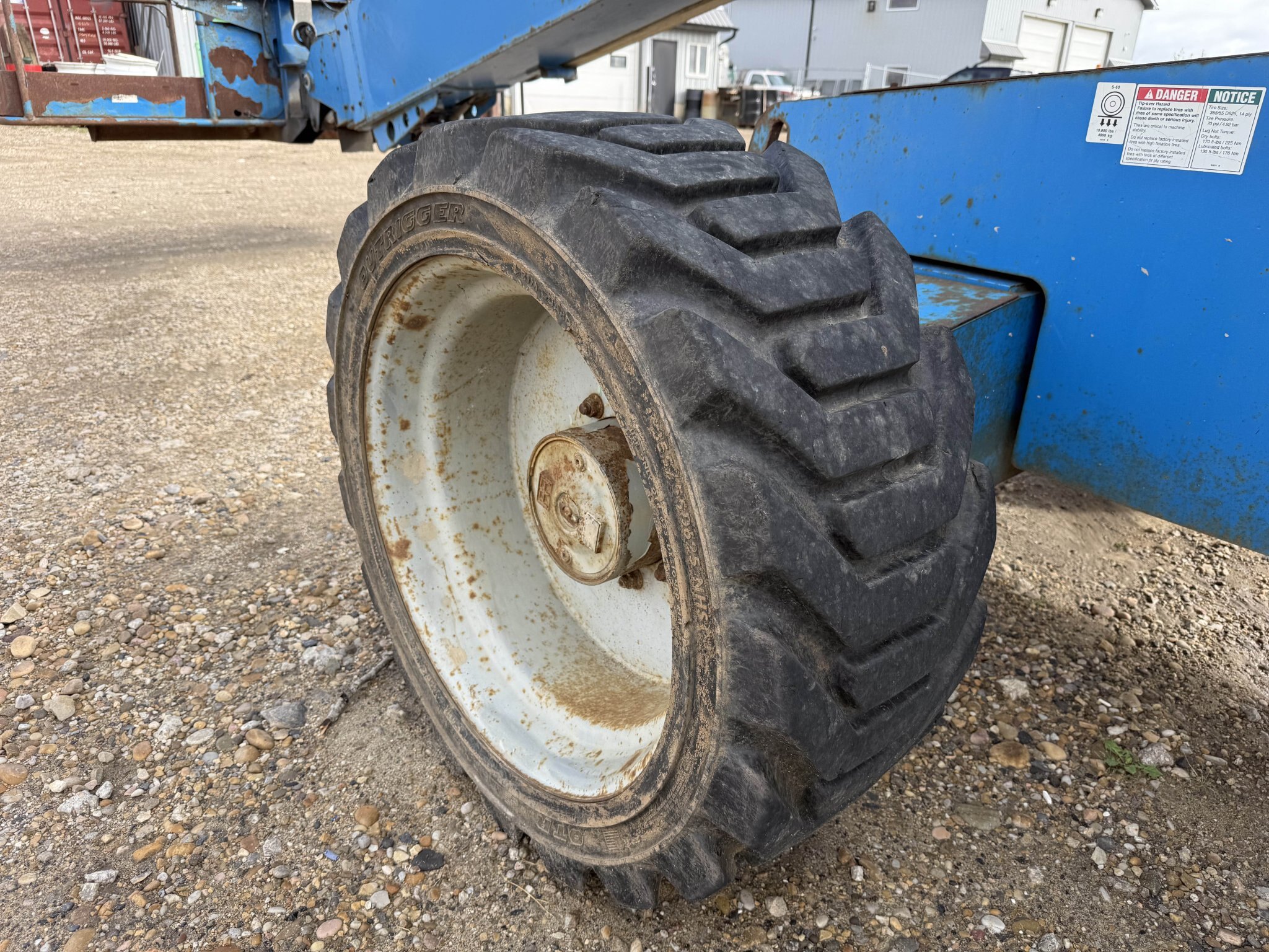 2006 Genie S 60 4WD Diesel Telescopic Boom Lift with Solid Tires #11354 JA