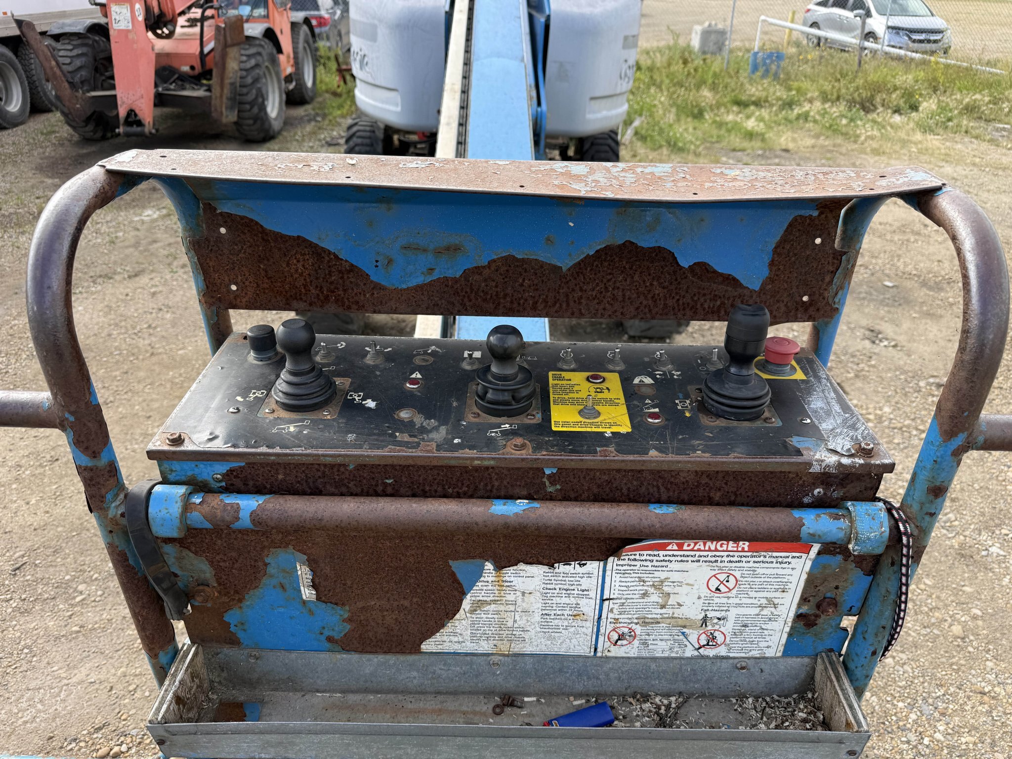 2006 Genie S 60 4WD Diesel Telescopic Boom Lift with Solid Tires #11354 JA