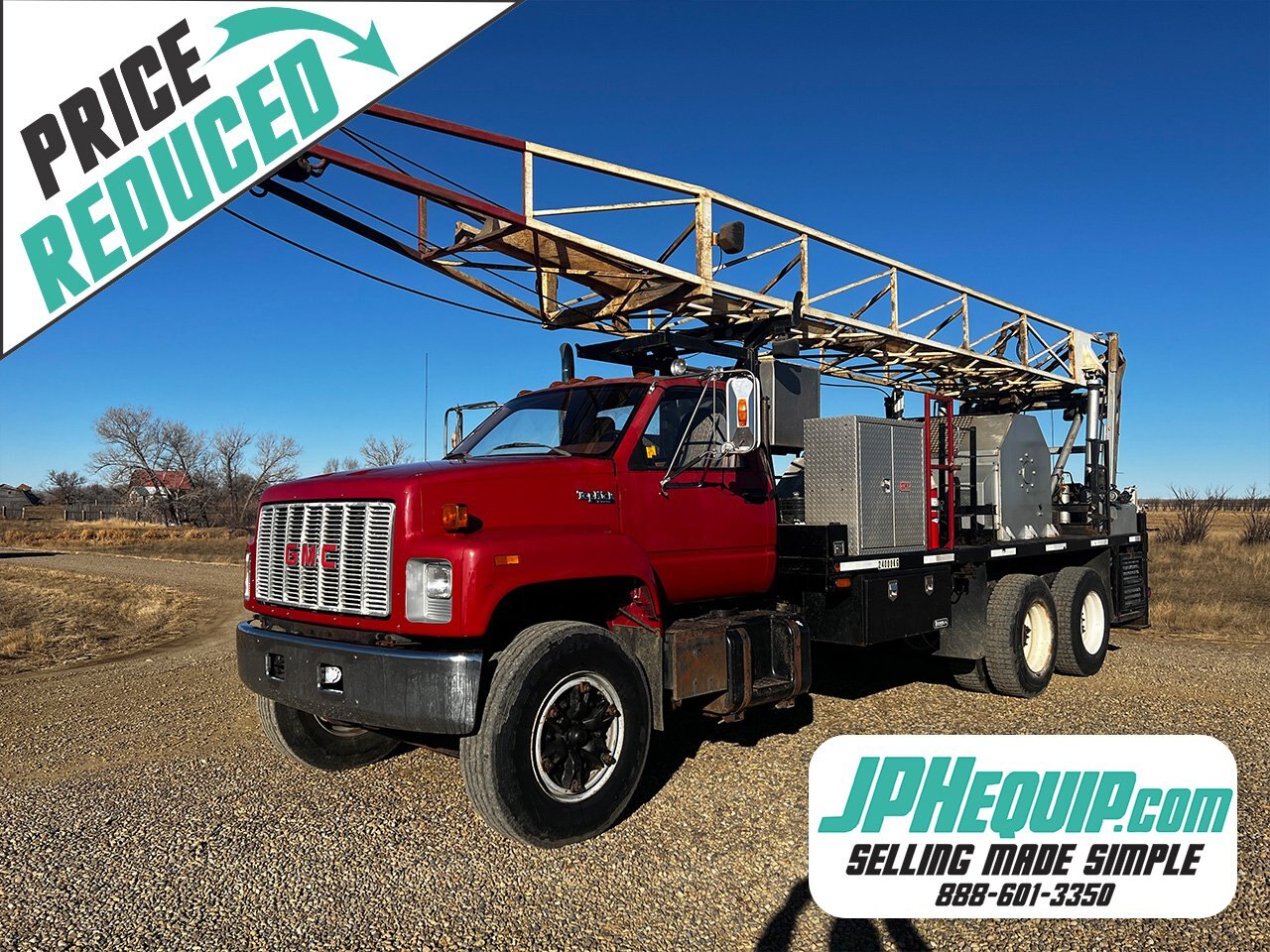 Gmc Rig 1993 GMC Topkick Swabbing Rig Truck • 42ft Mast TCB 42-18,000 *** Very ...