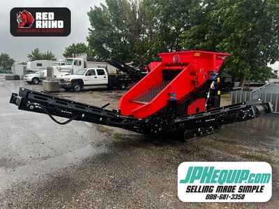 2025 Red Rhino RR 3-Way Mobile Screener • New Machine • Dealer Warranty • RR3 #11894 BP