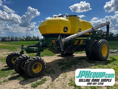 2009 John Deere 1910 Air Cart - 430 Bushel • Stainless Steel Romafa Metering & Piping • Air Seeder Cart #11919 BP