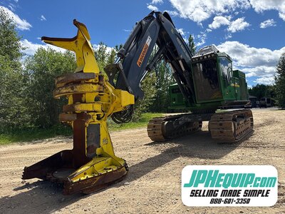 2018 John Deere 953M Feller Buncher with FR24B Head and NEW ENGINE #12022 JA
