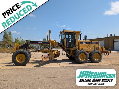 1997 Cat 160H VHP Motor Grader With 2D Topcon - #12081 OB