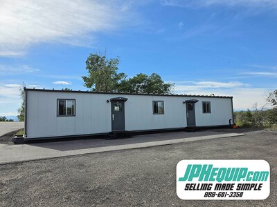 2021 Skidded Office Trailer 12x62 • Custom-Built Steel Structure
