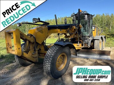 2014 Caterpillar 140M Motor Grader with Snow Wing #12203 JA