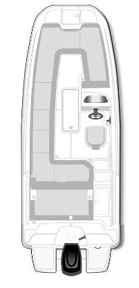 2024 Bayliner DX2000 Blue Hull Sides (White Bottom)