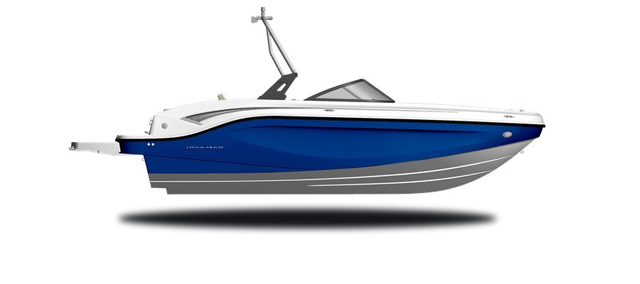 2024 Bayliner DX2000 Blue Hull Sides (White Bottom)