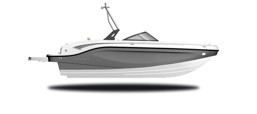 2024 Bayliner DX2000 Gray Hull Sides (White Bottom)