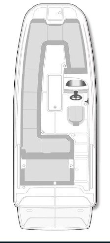 2024 Bayliner DX2050 Blue Hull Sides (White Bottom)