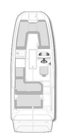 2024 Bayliner DX2250 Blue Hull Sides (White Bottom)