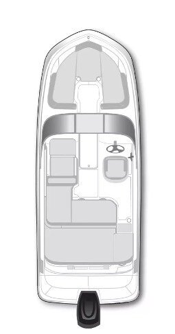 2024 Bayliner VR5 OUTBOARD Gray Hull Sides (White Bottom)