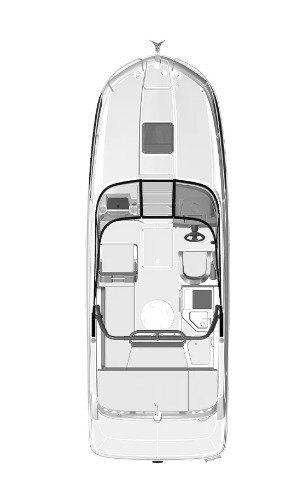 2024 Bayliner VR6 CUDDY Gray Hull Sides (White Bottom)