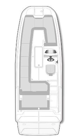 2024 Bayliner DX2050 Gray Hull Sides (White Bottom)