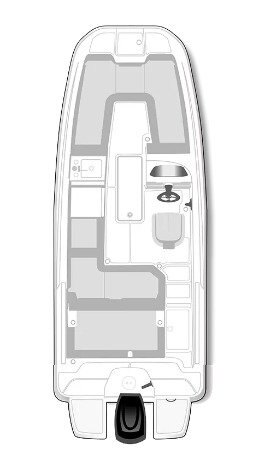 2024 Bayliner DX2200 Blue Hull Sides (White Bottom)