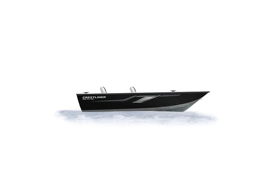 2024 Crestliner 1650 PRO TILLER Silver Metallic base w/Black Metallic accent & Gray interior