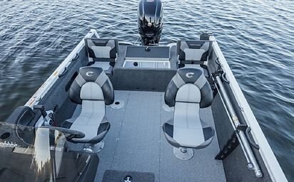 2024 Crestliner 1750 Hawk Silver Metallic exterior & Gray interior