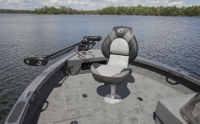 2024 Crestliner 1950 FISH HAWK Black Metallic exterior & Gray interior